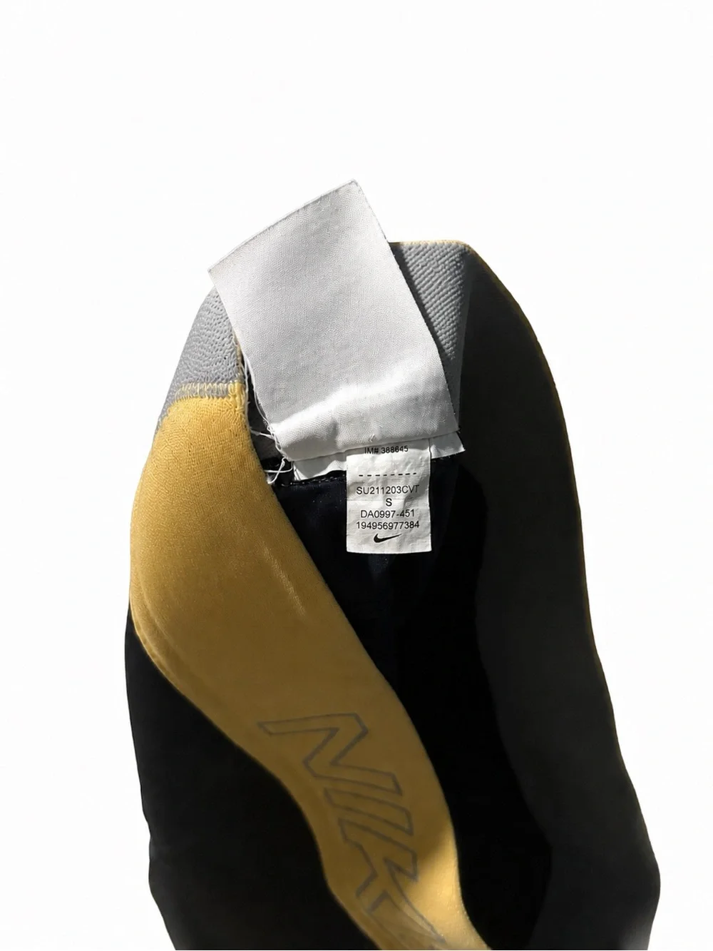 Nike Pro Women’s Compression Shorts Navy Gray Gold Size Small